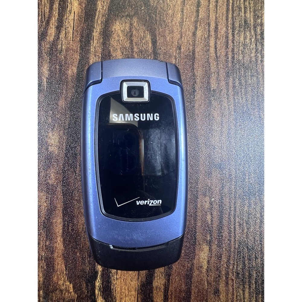 Samsung Snap SCH-U340 Blue and Black ( Verizon ) Cellular Flip Phone W/ Charger